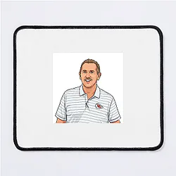 Steve Spagnuolo Relentless Defensive Force Steve Spagnuolo Mouse Pads