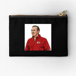 Steve Spagnuolo Three Time Super Bowl Champ Steve Spagnuolo Zipper Pouches