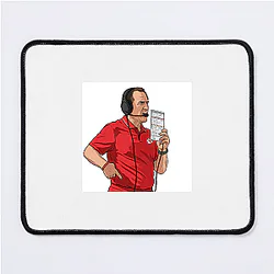 Steve Spagnuolo Chiefs Defensive King Steve Spagnuolo Mouse Pads