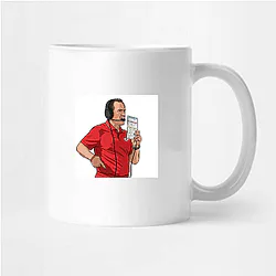 Steve Spagnuolo Chiefs Defensive King Steve Spagnuolo Mugs