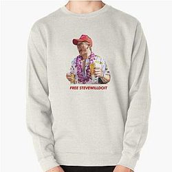 Free SteveWillDoit Pullover Sweatshirt