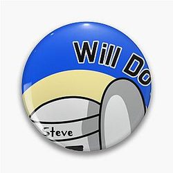 Stevewilldoit                     Classic T-Shirt Pin