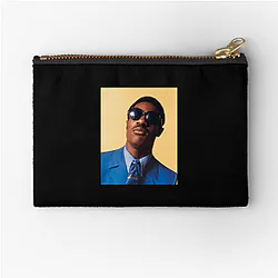 Stevie Wonder Always Magical Always Soulful Stevie Wonder Zipper Pouches