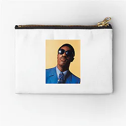 Stevie Wonder Always Magical Always Soulful Stevie Wonder Zipper Pouches