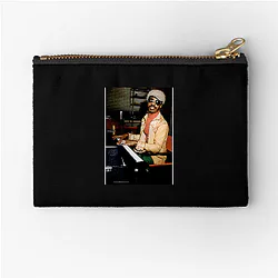 Stevie Wonder The World Is His Stage Stevie Wonder Zipper Pouches