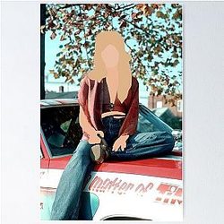 Stevie Nicks Car Design Poster