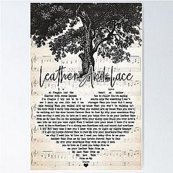 Stevie Nicks – Leather and Lace Lyrics Gift Poster
