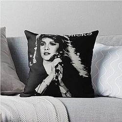 Stevie Silhouette - Stevie Nicks Throw Pillow