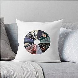 Stevie Nicks Wheel Throw Pillow