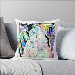 Groovy Stevie Nicks Throw Pillow
