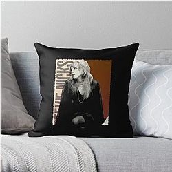 Stevie Nicks Vintage Vibes Throw Pillow