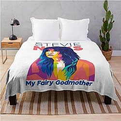 Stevie Nicks Is My Fairy Godmother Throw Blanket