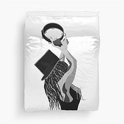stevie nicks and tambourine Duvet Cover