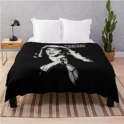 Stevie Silhouette - Stevie Nicks  Throw Blanket
