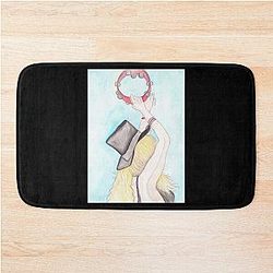 Stevie Nicks Watercolor Bath Mat