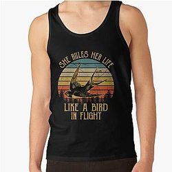Stevie Nicks She Rules Her Life Like A Bird In Flight Vintage Tank Top