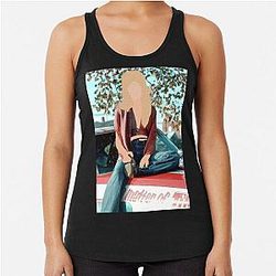 Stevie Nicks Car Design Racerback Tank Top
