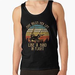 Stevie Nicks She Rules Her Life Like A Bird In Flight Vintage  Tank Top