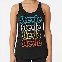 Stevie Stevie Stevie Stevie Nicks  Racerback Tank Top