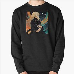 Stevie Nicks Cat Woman Pullover Sweatshirt