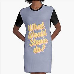 Stevie Nicks "What Would Stevie Do?" Graphic T-Shirt Dress