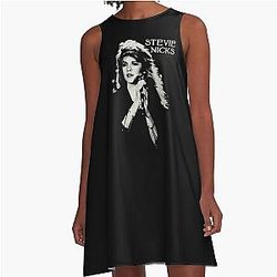 Stevie Silhouette - Stevie Nicks A-Line Dress