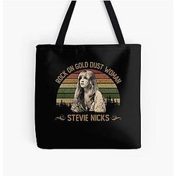 Stevie Nicks Portrait All Over Print Tote Bag