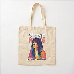 Stevie Nicks Is My Fairy Godmother Cotton Tote Bag