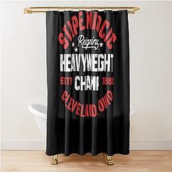 Stipe Miocic Heavyweight Champ Shower Curtain