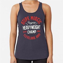 Stipe Miocic Heavyweight Champ Racerback Tank Top
