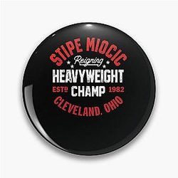 Stipe Miocic Heavyweight Champ T-Shirt Pin
