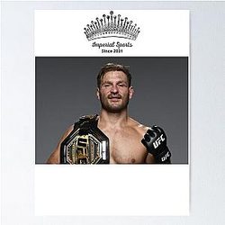 Imperial Sports Stipe Miocic Poster