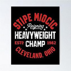 Stipe Miocic Heavyweight Champ Poster