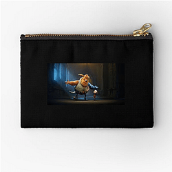 Monster Caretaker Stitch Head Zipper Pouches