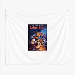 Patchwork Monster Stitch Head Tapestries
