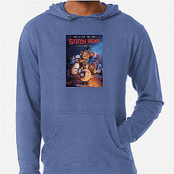 Patchwork Monster Stitch Head Hoodies