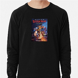 Patchwork Monster Stitch Head Sweatshirts