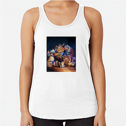 Heartfelt Friendship Stitch Head Tank Tops