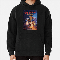 Patchwork Monster Stitch Head Hoodies