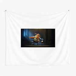 Monster Caretaker Stitch Head Tapestries