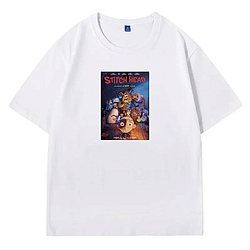 Patchwork Monster Stitch Head T-Shirts