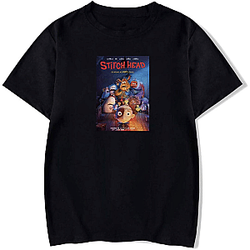 Patchwork Monster Stitch Head T-Shirts