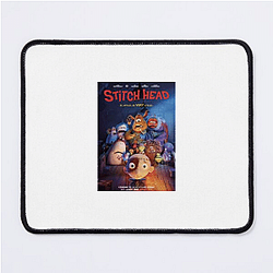 Patchwork Monster Stitch Head Mouse Pads