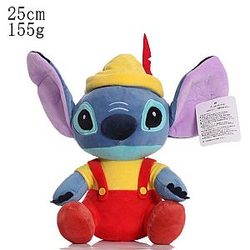 10-25cm Blue Pink Stitch Plush Toy