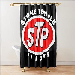 Stone Temple Logo Shower Curtain