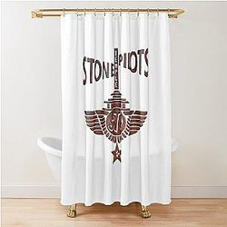 Stone Temples Shower Curtain