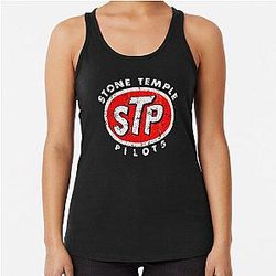 STP Logo  Racerback Tank Top
