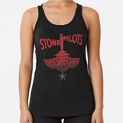 Plush Stone Temples Racerback Tank Top