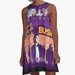 sicxepil Stone Show Pilots World Tour Classic T-Shirt A-Line Dress