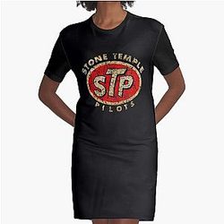 STP Stone Pilots Classic Graphic T-Shirt Dress